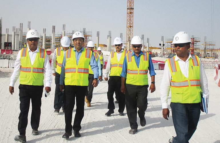 Project management and infrastructure development in Qatar