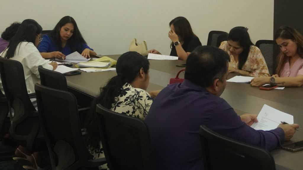 Professionals attending procurement certification training in Qatar