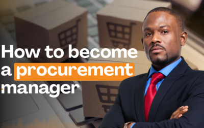 Procurement manager reviewing supplier contracts and purchasing documents in Qatar